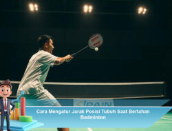 Cara Mengatur Jarak Posisi Tubuh Saat Bertahan Badminton