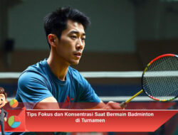 Tips Fokus dan Konsentrasi Saat Bermain Badminton di Turnamen